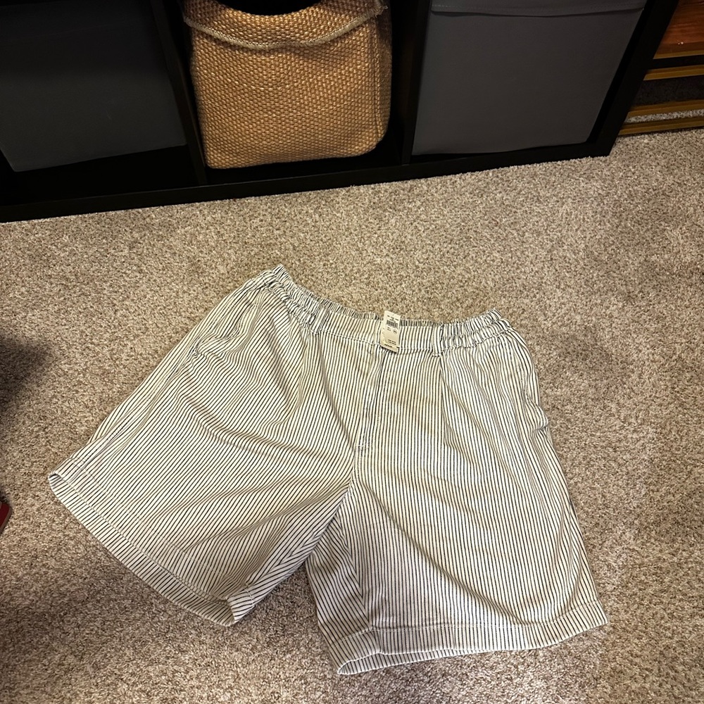 Aerie Striped Gray Women's Shorts